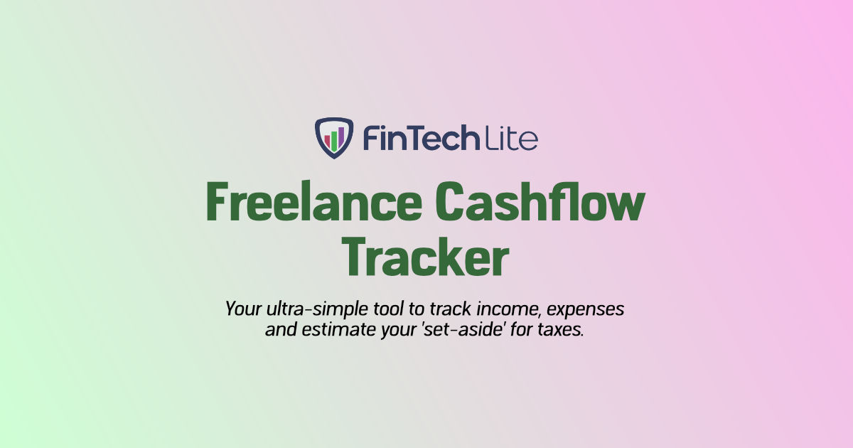Freelancer Cashflow Tracker - info card.